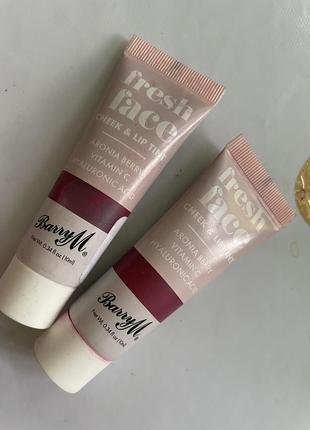 Тинт для губ и щек barry m fresh face cheek & lip tint7 фото