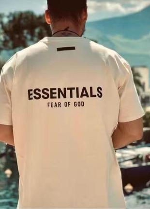 Футболка унисекс fear of god essentials. размеры на фото!!!1 фото