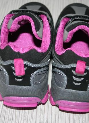 Детские кроссовки softshell bugga серо-розовые9 фото