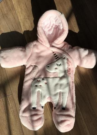 Зимовий комбінезон f&f 0-3 місяців