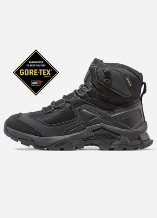 Мужские термо ботинки salomon quest element gore-tex. водостойкие