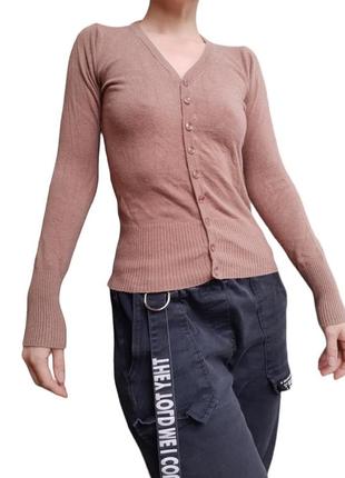 Кардиган женский one love р м/46 капучино