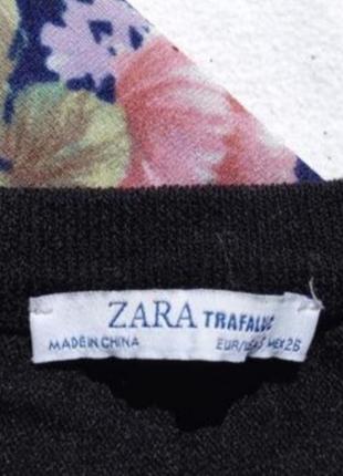 Стильный свитшот укороченный zara в стиле пэчворк почворк4 фото