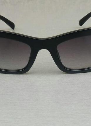 Versace очки женские солнцезащитные черные с градиентом3 фото