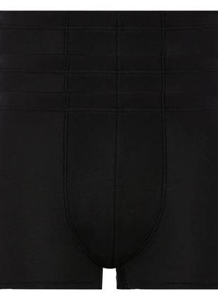 Комплект труси-боксери з 3 штук, розмір m, колір чорний