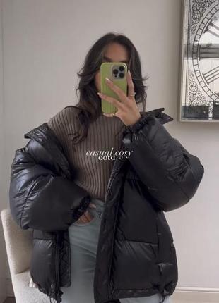 Пуховик куртка курточка puffer оригінал ✅ hm h&m h&m m/l premium collection3 фото