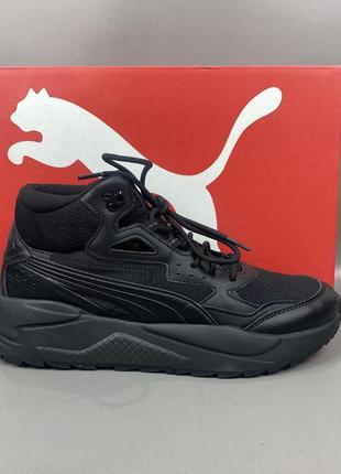 Мужские кроссовки puma x-pay speed mid winter black 385869-01