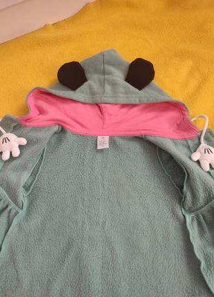 Крутезне пальто для дівчинки з minnie mouse мінні маус3 фото