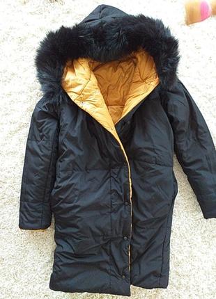 Зимова двохстороння куртка1 фото