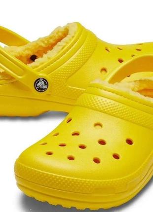 Crocs classic lined clog
утепленные мехом в середине