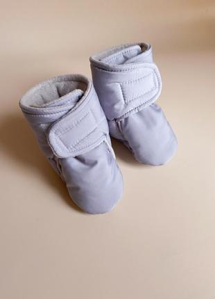 Пінетки-чобітки плащові з утеплювачем (зимові)2 фото