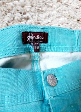Мега шикарные стильные джинсы бойфренд/цвет мяты,grandiosa, p. 48-502 фото