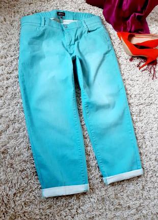 Мега шикарные стильные джинсы бойфренд/цвет мяты,grandiosa, p. 48-505 фото