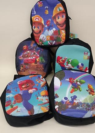 Детский рюкзак марио, тачки для дошколят 24 х 20 х 10 см2 фото