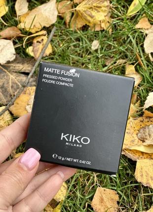 Компактна пудра kiko matte fusion, тон 09