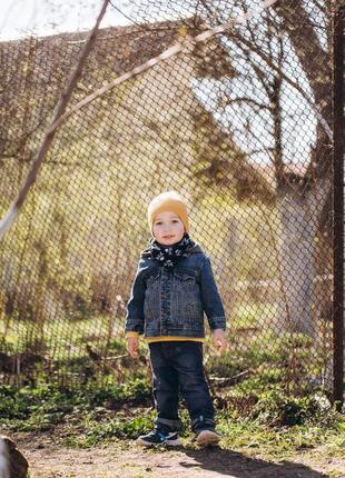Куртка джинсова на хлопчика 2 роки2 фото