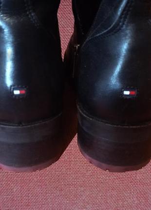 Tommy hilfiger – чудові шкіряні черевики відомого американського бренду р, 39 (устілка 25,5 см)8 фото