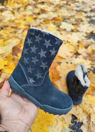 Новые замшевые демисезонные ботинки lurchi
