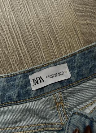 Джинсы зара из новой коллекции! карго джинсы прямые6 фото