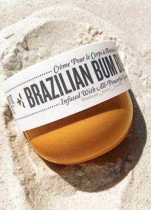 Зміцнюючий та розгладжуючий зволожуючий крем для шкіри тіла сідниць sol de janeiro brazilian bum bum cream 75 ml1 фото
