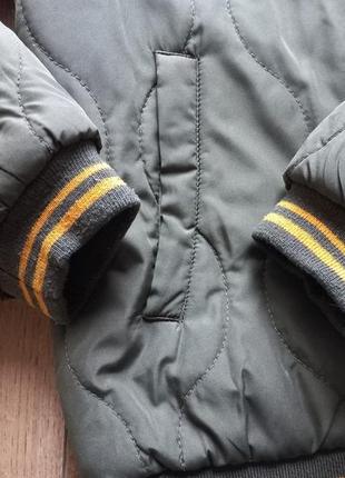 Only kids стеганая деми куртка бомбер 146-рост