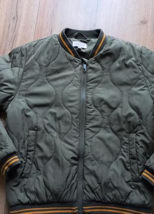 Only kids стеганая деми куртка бомбер 146-рост