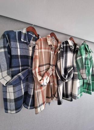 Чоловіча кашемірова сорочка 4 кольори розміри 46-56