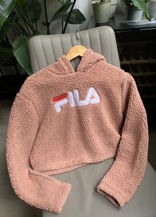 Тедді fila, кофточка тедди, кофта з капюшоном, худі, худи