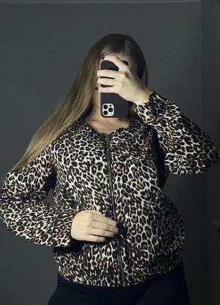Оригінал  курточка леопардова guess гесс куртка1 фото