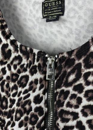 Оригінал  курточка леопардова guess гесс куртка6 фото