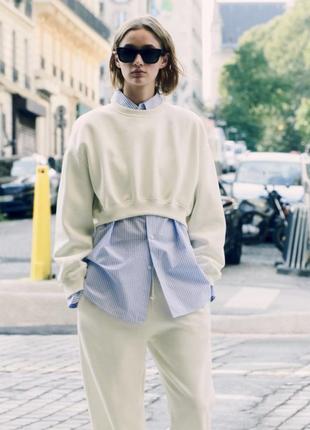 Свитшот/худи/свет zara4 фото