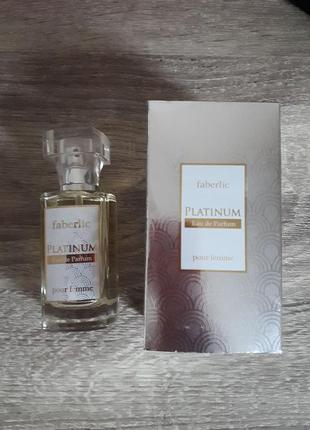 Парфумерна парфумована вода для жінок platinum faberlic