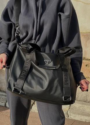 Женская сумка prada sport black2 фото
