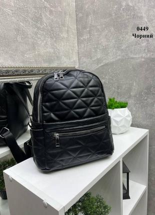 Стильний жіночий рюкзак з екошкіри різні кольори