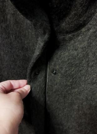 Длинное винтажное шерстяное пальто шинель португалия6 фото