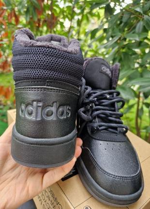 Утеплені кросівки adidas hoops 2/0 mid, оригінал, розмір 43 1/3 (27,5cm)3 фото