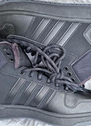 Утеплені кросівки adidas hoops 2/0 mid, оригінал, розмір 43 1/3 (27,5cm)7 фото