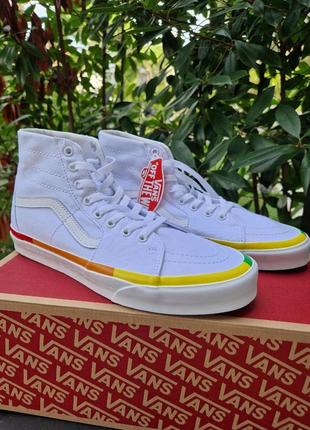 Кеди vans rainbow foxing sk8-hi tapered, оригінал, в розмірах 42,4 (27,5см) та 43 (28см)