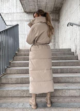 Женская верхняя одежда, теплое женское пальто на синтепоне2 фото