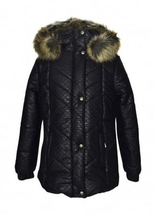 Куртка пальто для девочки lenne clara 140-1701 фото