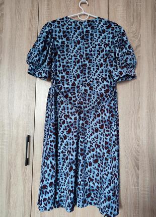 Стильное новое платье в леопардовый принт платье-52