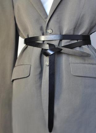 Пояс петля из натуральной кожи , удлиненный ремень узел , кимоно пояс isabel marant6 фото