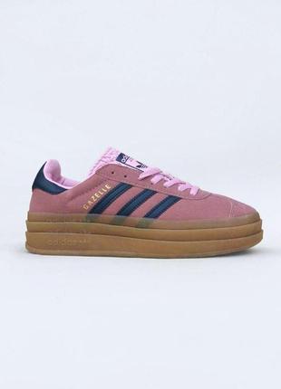 Кроссовки женские adidas gazelle pink8 фото