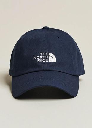 The north face norm hat cotton cap summit navy nf0a3sh38k2 кепка оригинал унисекс бейсболка синяя