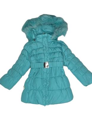 Пальто зимове для дівчинки арт. 3614 ohccmith