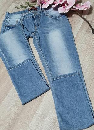 Голубые джинсы / скини / s / штаны / джинс / джинсовые штаны / skinny  / jeans/