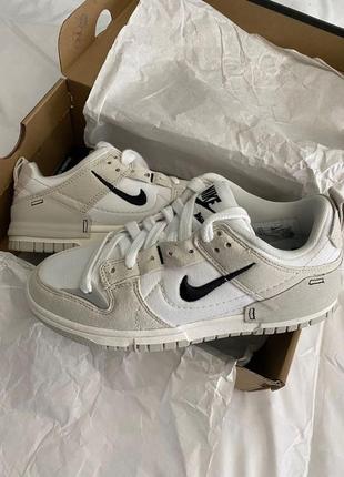 Кросівки nike sb dunk low disrupt 2 pale ivory black