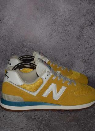 New balance 574 classic yellow (мужские кроссовки ньюбеланс 565 990