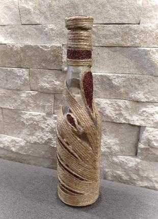 Декорированная бутылка