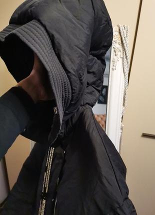 Крутая куртка дутик с капюшоном5 фото